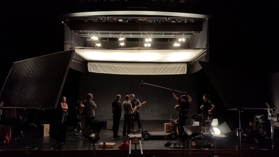 One of the sets on Vincent Wrenn's documentaries.