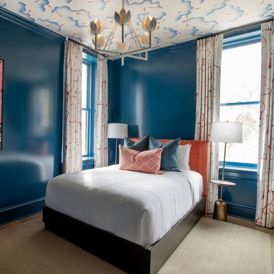 Design by Claudia Stimmel, Window Treatments by Angela Boardman