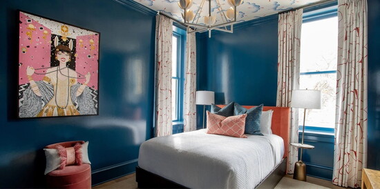 Design by Claudia Stimmel, Window Treatments by Angela Boardman