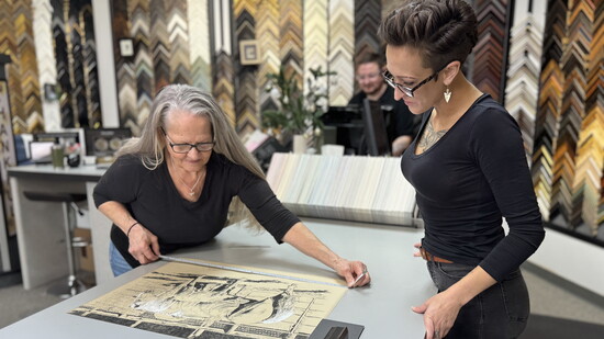 Framing at Fast Frame. Photo Credit: Tracy Riffel