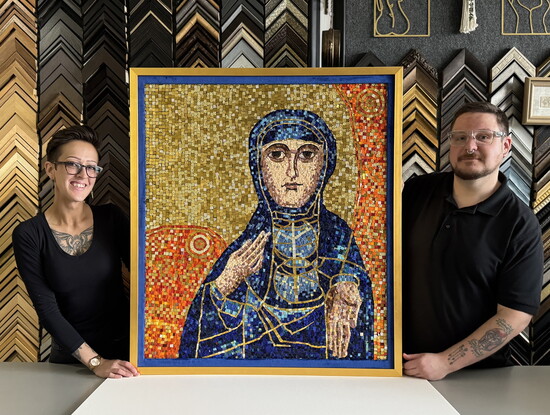 A framed photo at Fast Frame. Photo Credit: Tracy Riffel