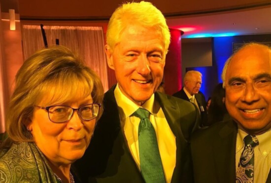 Frank and Debbie with Bill Clinton