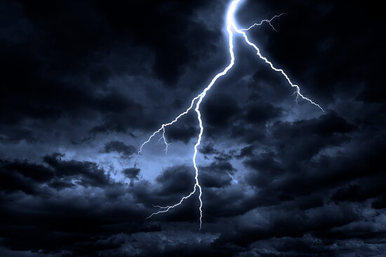It was a dark and stormy night
