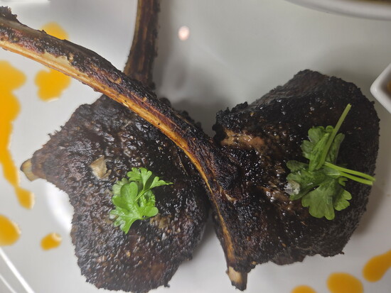 Espresso rubbed elk at Five Chophouse at The Publisher Hotel. Photo Credit: Jennifer Waldera 