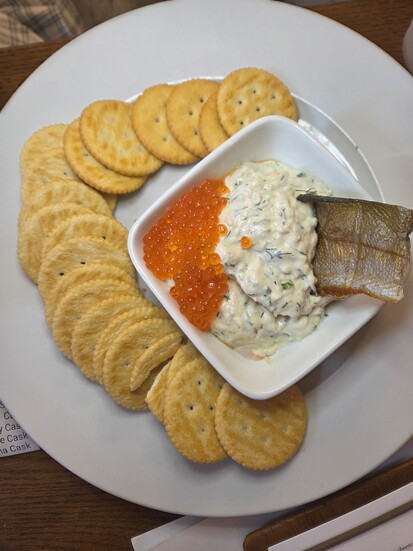 Smoked trout dip at Ironclad Inn. Photo Credit: Jennifer Waldera