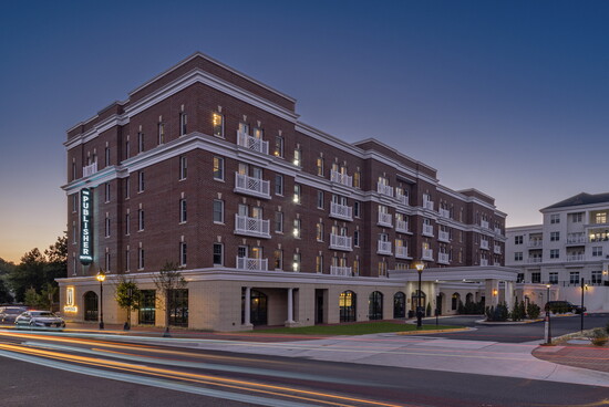 Exterior of The Publisher Hotel. Photo Credit: Courtesy of The Publisher Hotel