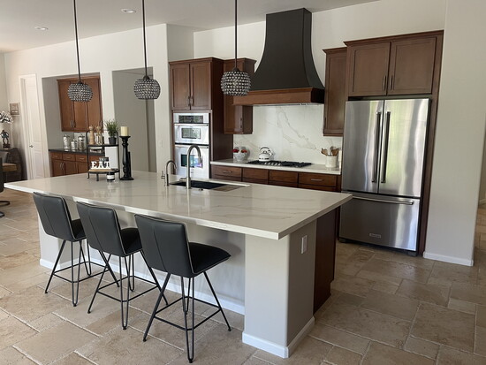 Painted range hood