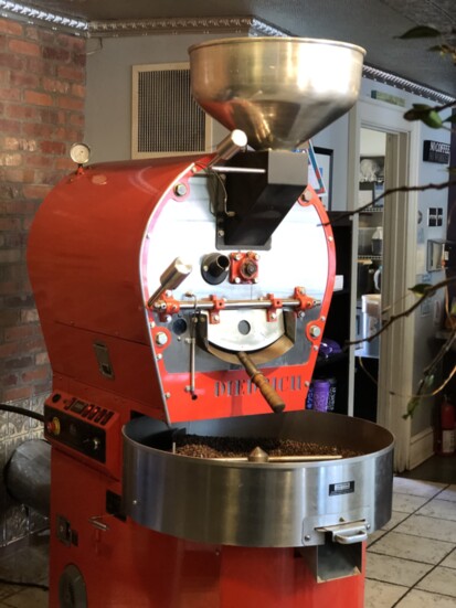 Karen purchased a new coffee roaster last year to replace on damaged in a fire. 