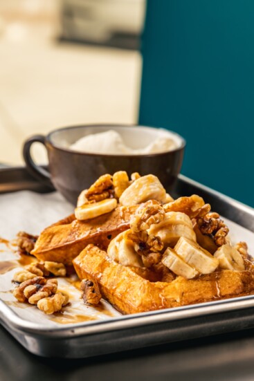 Bananas Foster Waffle