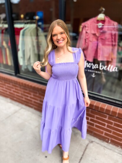 Best Form Midi Dress - Lavender