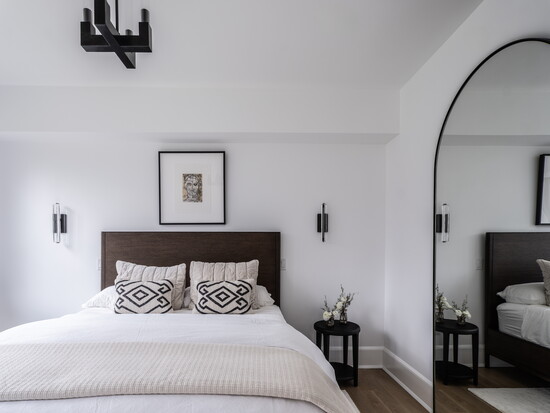 First-floor primary bedroom