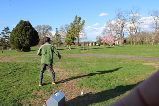 Oak Ridge Park in Clark offers a beautiful disc golf course