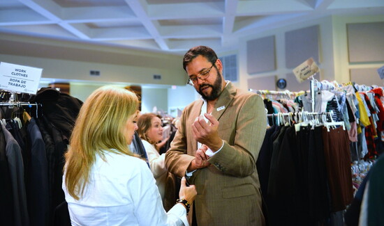 Joseph's Coat shopping. 