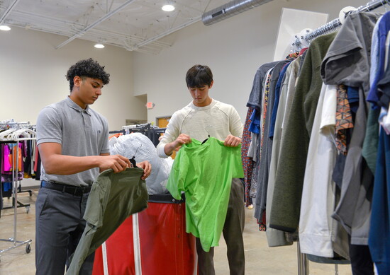 Wear it Forward recent donation delivery.