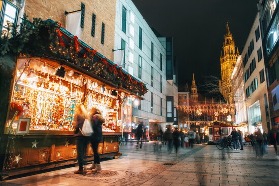 Christmas market in Munich, Germany