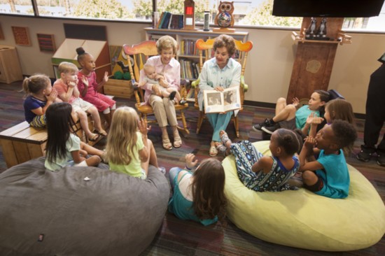 For healing hearts, storytime with Sara and Yvonne is a time for laughter and love.