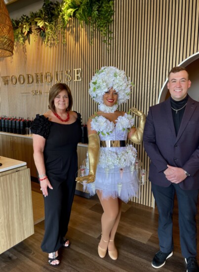 Woodhouse Spa - Ellisville owners Treasa (left) and Tony (right)Turnbeaugh celebrate their grand opening event