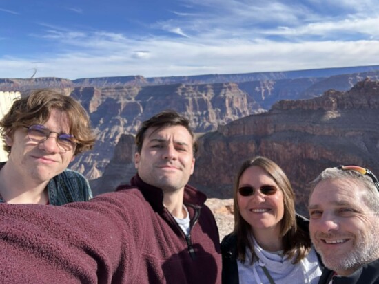 Back to Wellness Chiropractic owner Jim Hankinson and his family