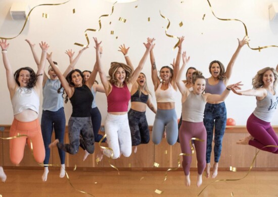 barre3 owner Melissa Stolze and her team celebrate their 10 year anniversary