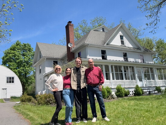 From left to right, Christina Shipley, Liz Shipley, Bayley Shipley, Jim Curtin