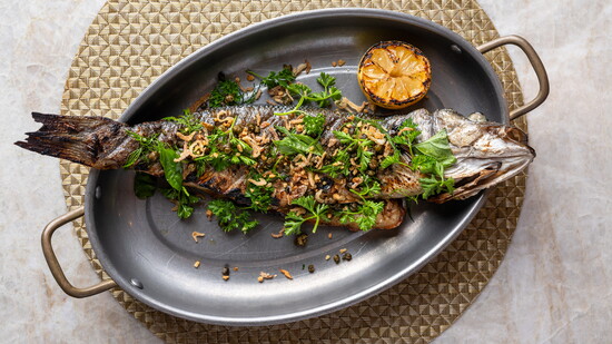 Credence, Hearth Roasted Whole Fish. Photo courtesy of Credence