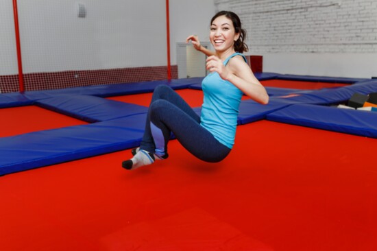 Trampoline parks burn a ton of calories while having fun.