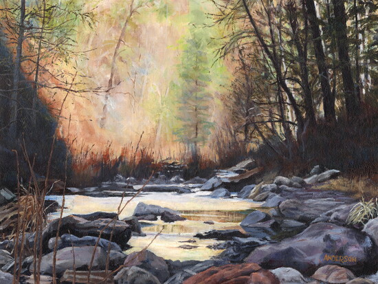 "Warm Winter Reflections"