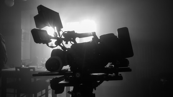 Filmmaking equipment.
