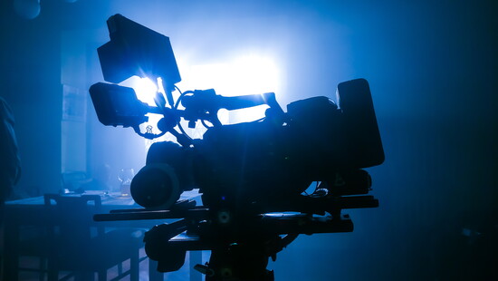 Filmmaking equipment.