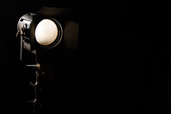 Filmmaking equipment.