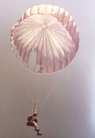 Ernest Martin completed 99 parachute jumps during his 22-year Army career.