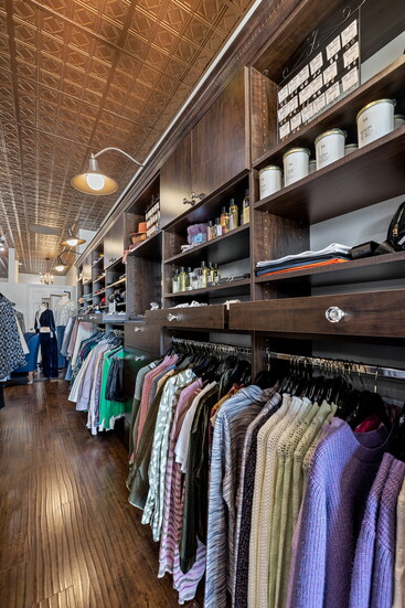 Jeans Jackets and Jewels Storage. 