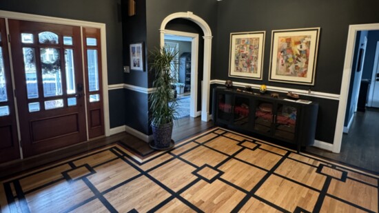 Foyer With Custom, Geometric Inlays