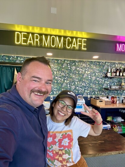 Dear Mom Cafe and owner JJ Jattalee (r) just celebrated their first year in business. Contributed photo