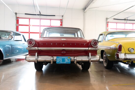 Images from the Cade Museum’s garage where the Studebakers are housed.