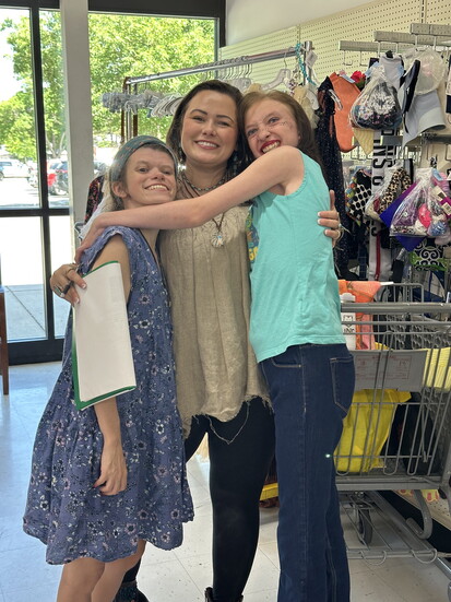 arc Thrift Store: Alexadra Birch, Victoria Birch, & model Kate Roberts