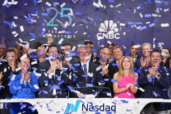 KC at a Nasdaq event.