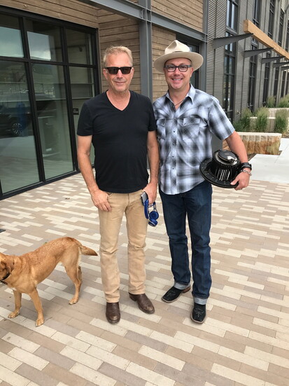 Kevin Costner & Trent Johnson