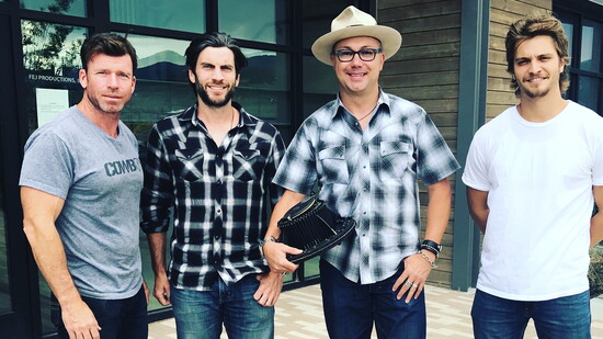 Creator of Yellowstone, Taylor Sheridan, Actor, Wes Bentley (Jamie Dutton, Yellowstone), Trent Johnson, and Actor, Luke Grimes (Casey Dutton, Yellowstone)
