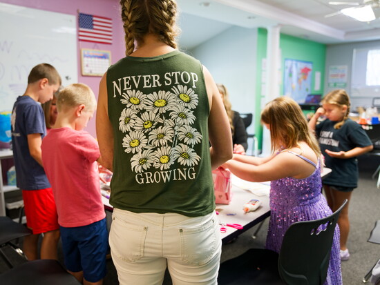 Small groups allow for focused, individualized support.
