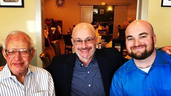 Jay, Sam, and Ryan Polakoff. Photo courtesy of Sam Polakoff.