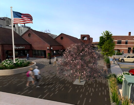 New Street Parking Lot Rendering