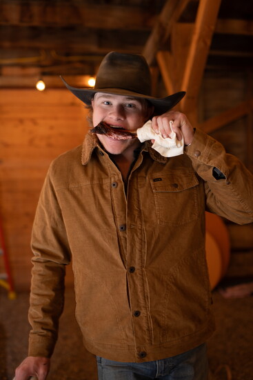 Cort Sanger enjoys TurnKey Cattle Company's Ribs