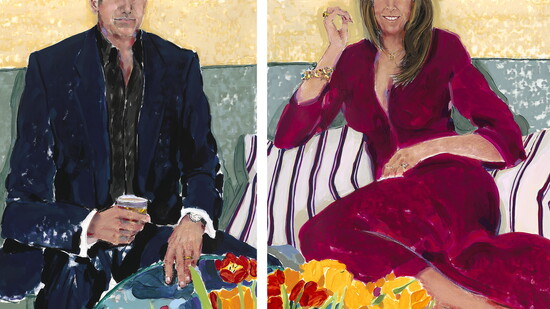 Brad and Sylvia Diptych