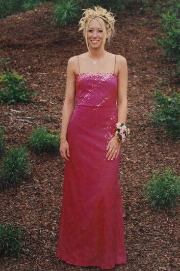 Libby at her school prom