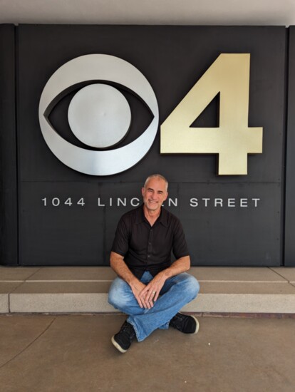 Larry Herz from OCN Eats at CBS where he hosts his show "Your Local Dish" every Friday afternoon.