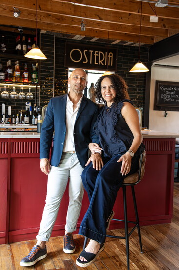 Owners Valerio and Gina opened Bottega Salaria as a way to share Roman food, hospitality and tradition with Fredericksburg.