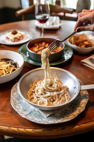 Bottega Salaria brings the flavors of Rome to Fredericksburg through handmade pastas, thoughtfully prepared dishes and warm Italian hospitality.