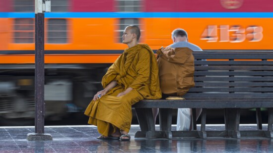 "Praying Monk" taken in Thailand, 2014