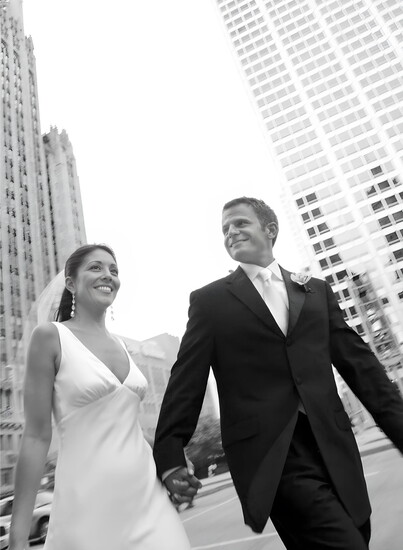 Lou Canellis and his wife, Monica, who were married in June 2005. (Photo provided.)
